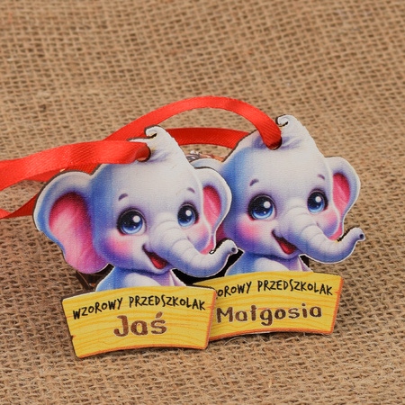 Medal Pasowanie/Dzień Przedszkolaka/Zakończenie - Imienny, Grupa Słoniki