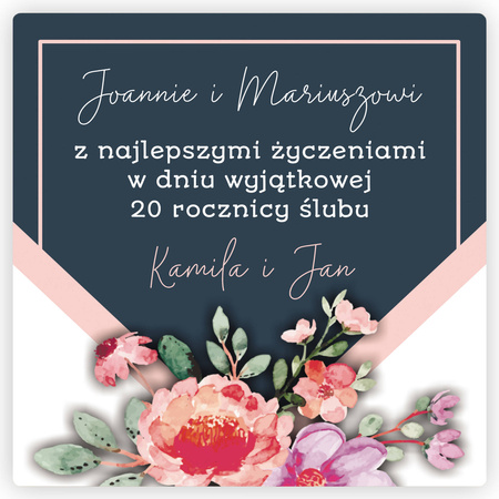 Prezent na rocznicę ślubu - Ramka magnesowa 