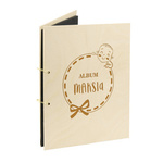 Naturalny album pionowy z personalizowaną okładką - Prezent dla Dziecka