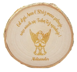 Podziękowanie dla Gości Komunia - Drewniany Magnes 