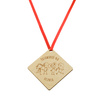 Medal na pasowanie, ślubowanie - Drewniany