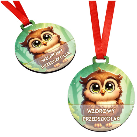 Medal Pasowanie/Dzień Przedszkolaka – Grupa Sówki