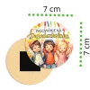 Drobne upominki dla dzieci - Magnesy z drewna