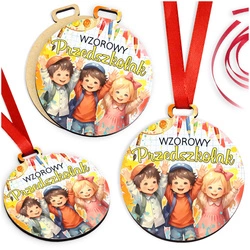 Drobny medal dla uczniów i dzieci na pasowanie