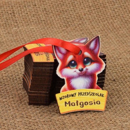 Medal Pasowanie/Dzień Przedszkolaka/Zakończenie - Imienny, Grupa Liski