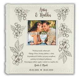 Personalizowany album z ekoskóry - Prezent na Rocznicę 