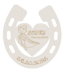 Prezent na Dzień Nauczyciela - Drewniana Podkowa