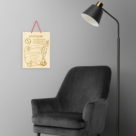 Dyplom/Świadectwo - Prezent na Dzień nauczyciela