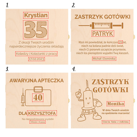 Zastrzyk gotówki - Prezent na urodziny