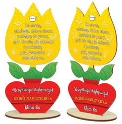 Prezent na Dzień Nauczyciela Tulipan