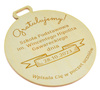 Medal na pasowanie, ślubowanie - Drewniany, personalizacja, wiele wzorów