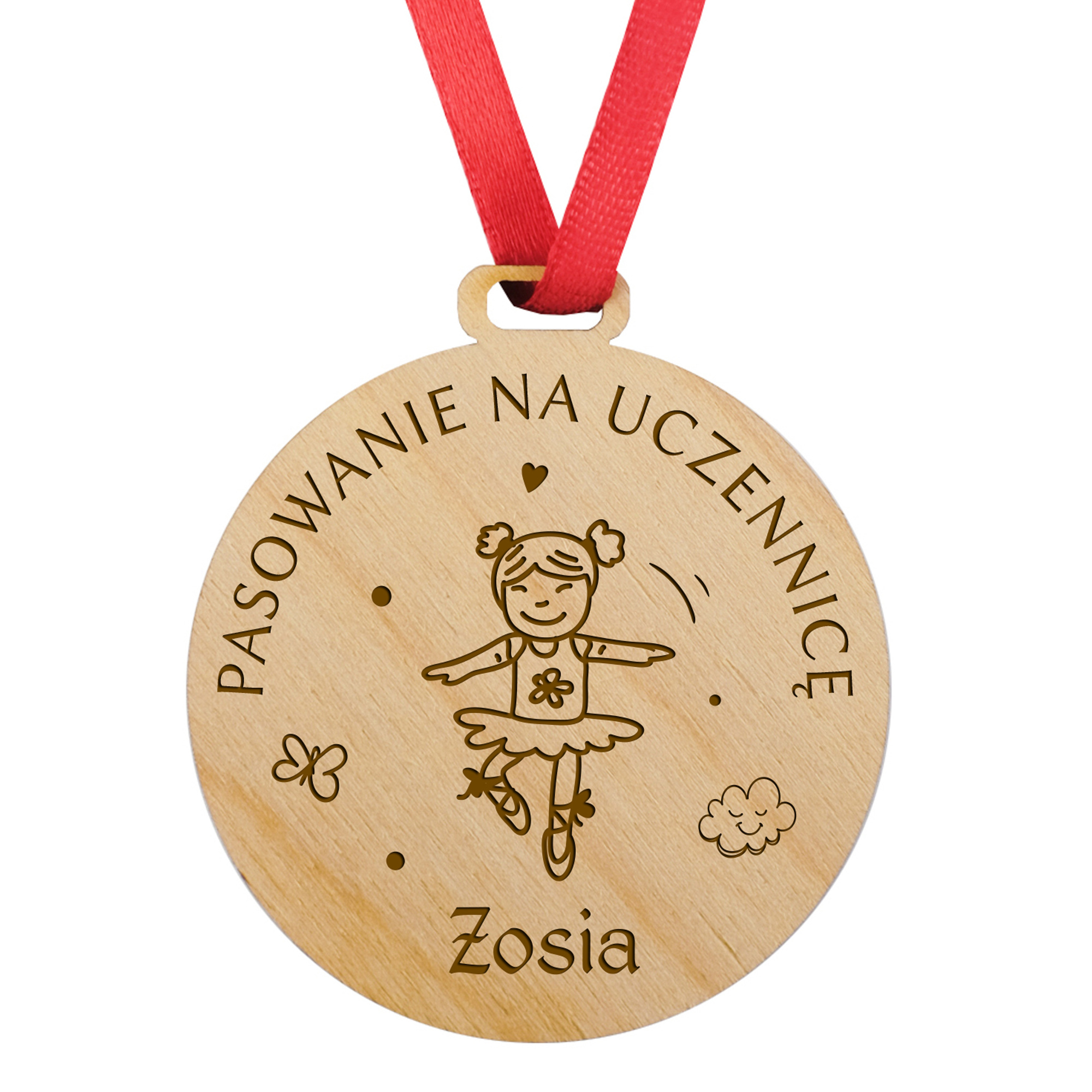 Medal grawerowany pasowanie