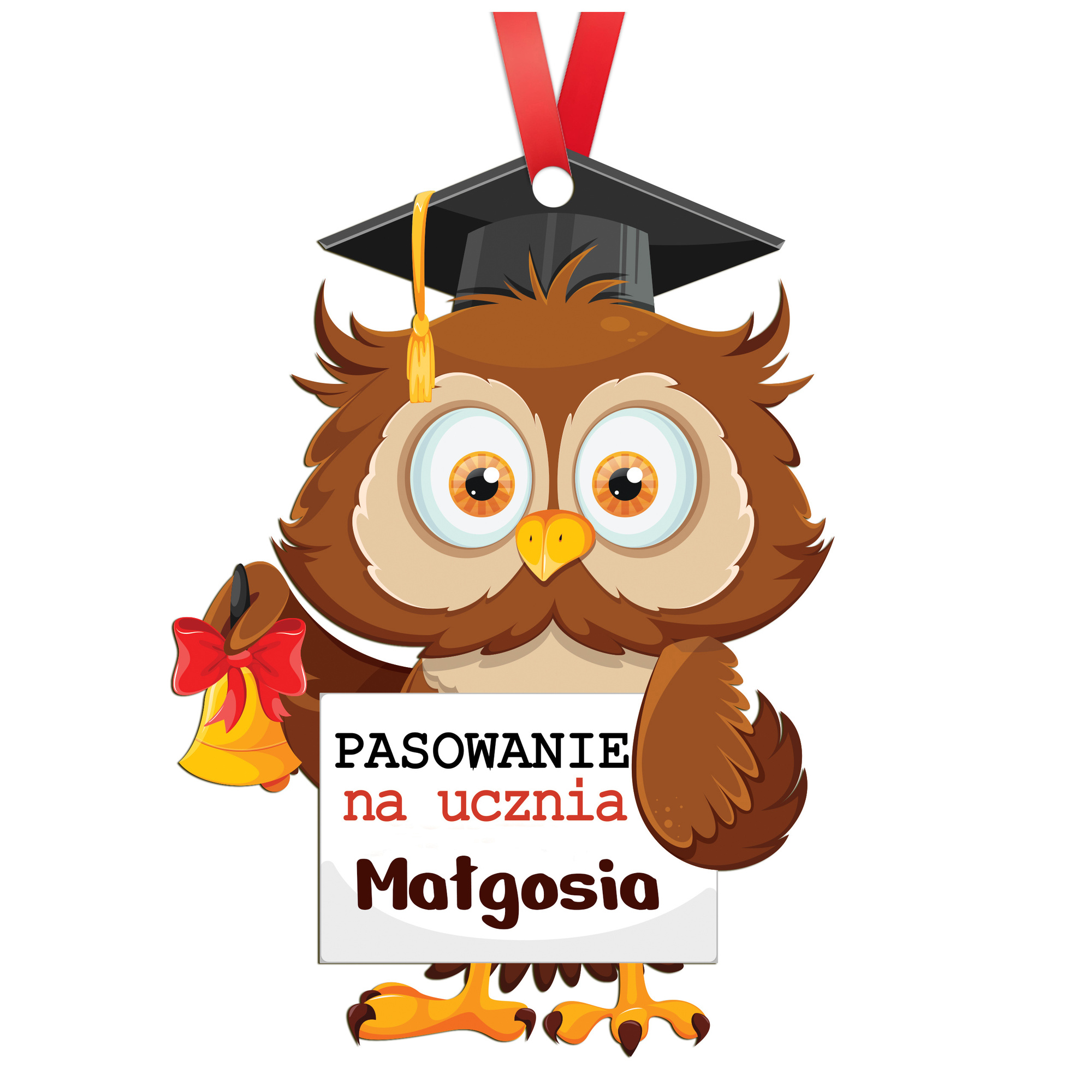 Pasowanie medal, imię, z imieniem