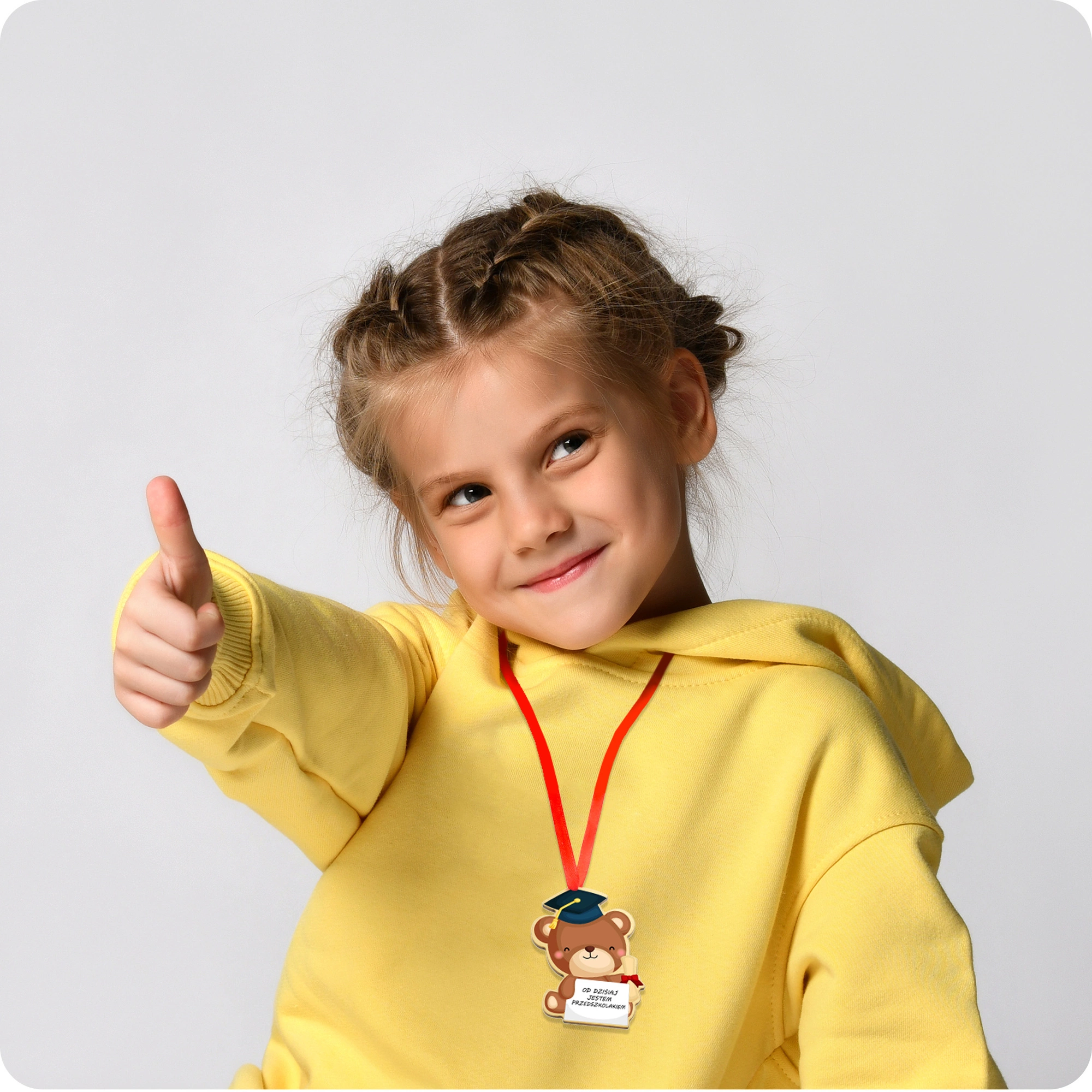 Upominek pasowanie dla przedszkolaków medal