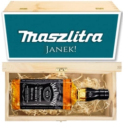 Prezent dla mężczyzny faceta chłopaka - Skrzynka na whisky Maszlitra