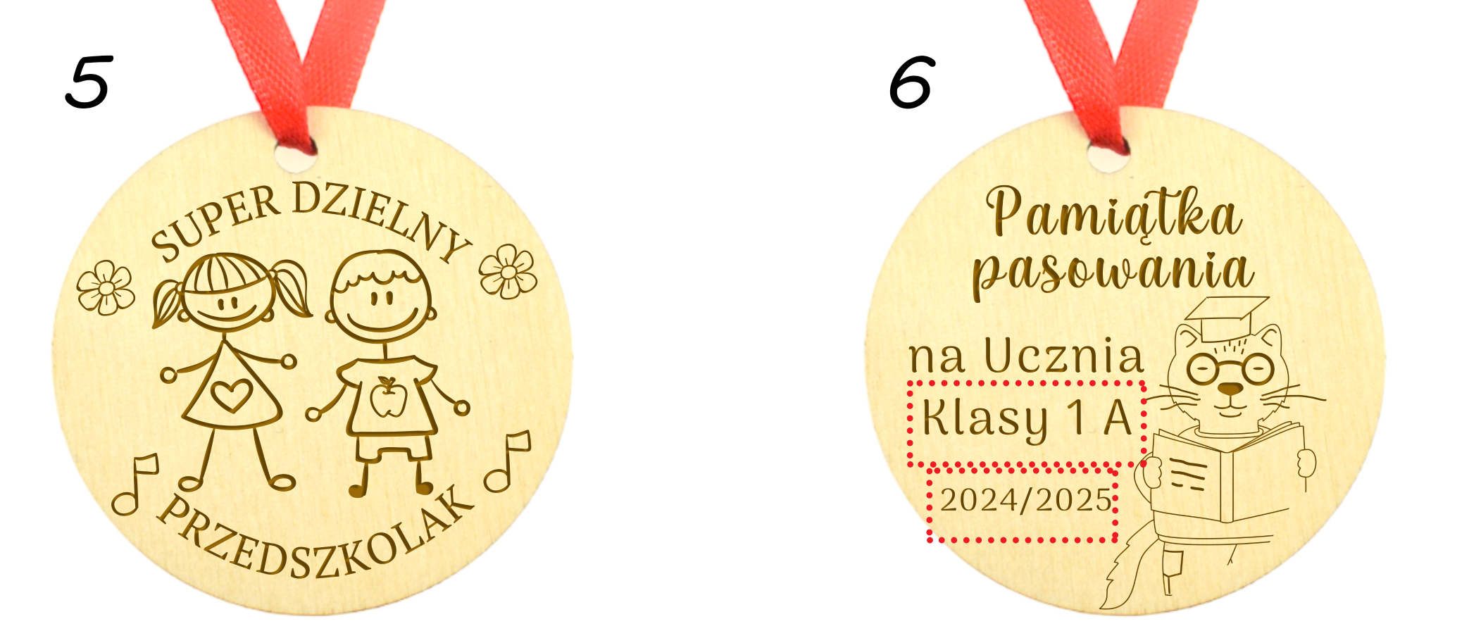 Wzory medal pasowanie