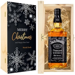 Prezent dla pracownika, kontrahenta, klienta na Święta - pudełko na whisky