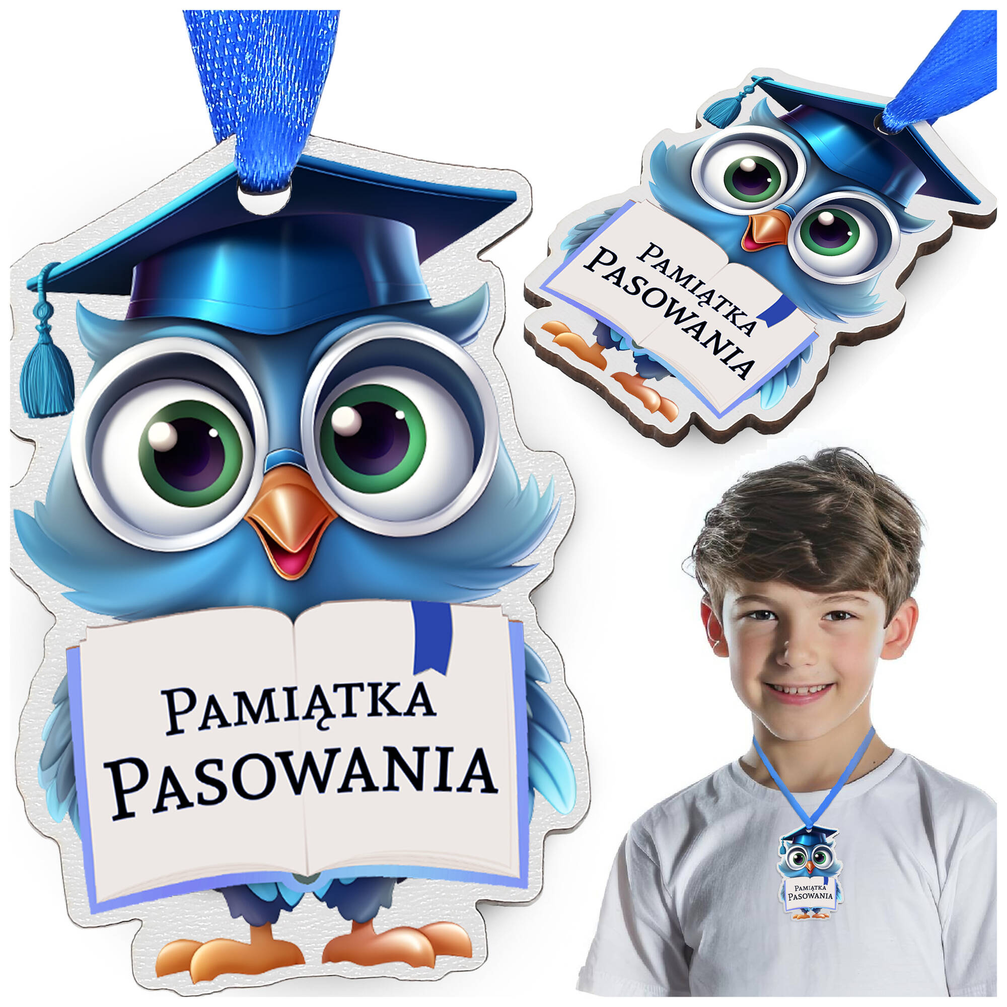 Medal pasowanie dla chłopców