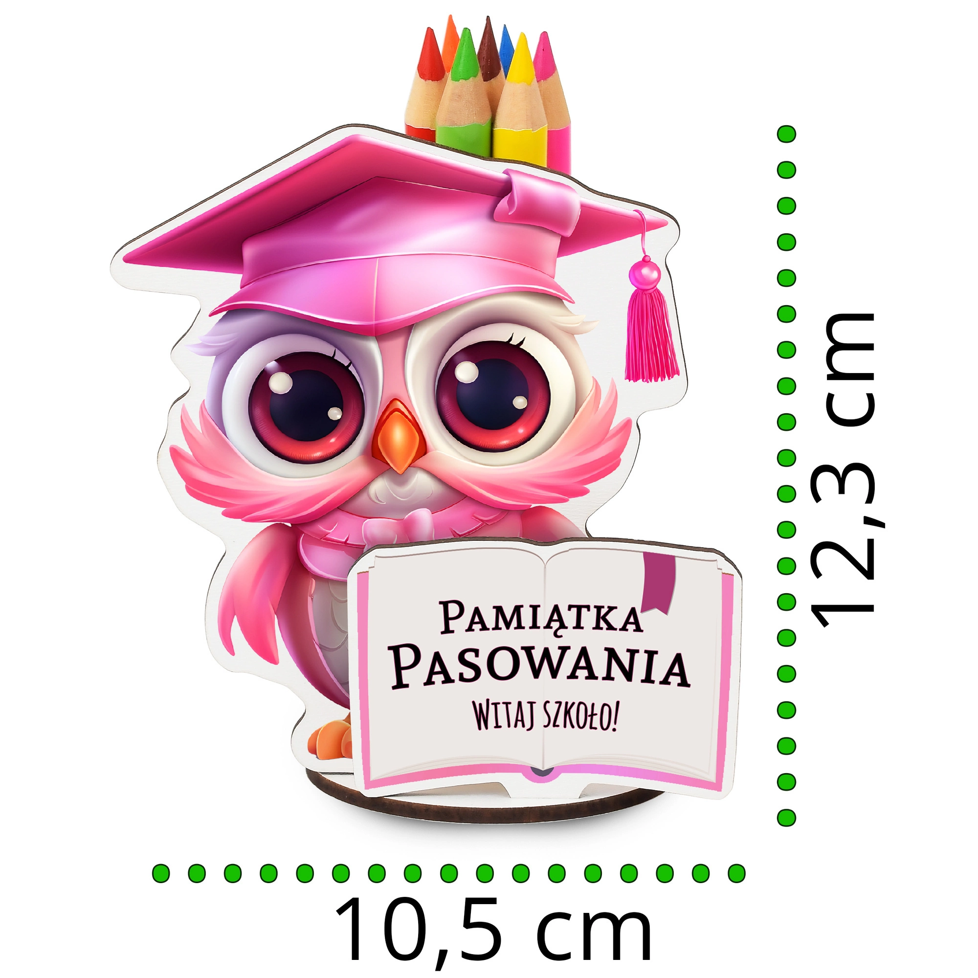 Drewniany organizer na pasowanie ślubowanie