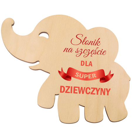 Prezent na Dzień Kobiet - Magnes w kształcie Słonika