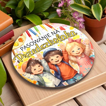 Drobne upominki dla dzieci - Magnesy z drewna