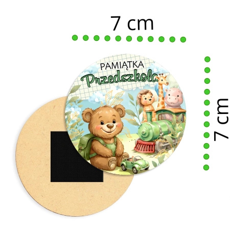 Drewniany magnes na pasowanie – wyjątkowa pamiątka