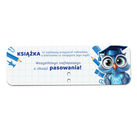 Zakładka z długopisem - pasowanie na ucznia