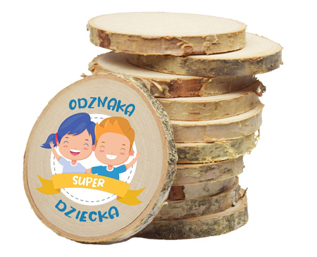 Prezent na Dzień Dziecka - Drewniany magnes