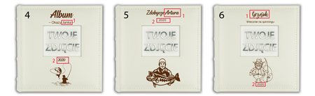 Personalizowany album z ekoskóry - Prezent dla Wędkarza 