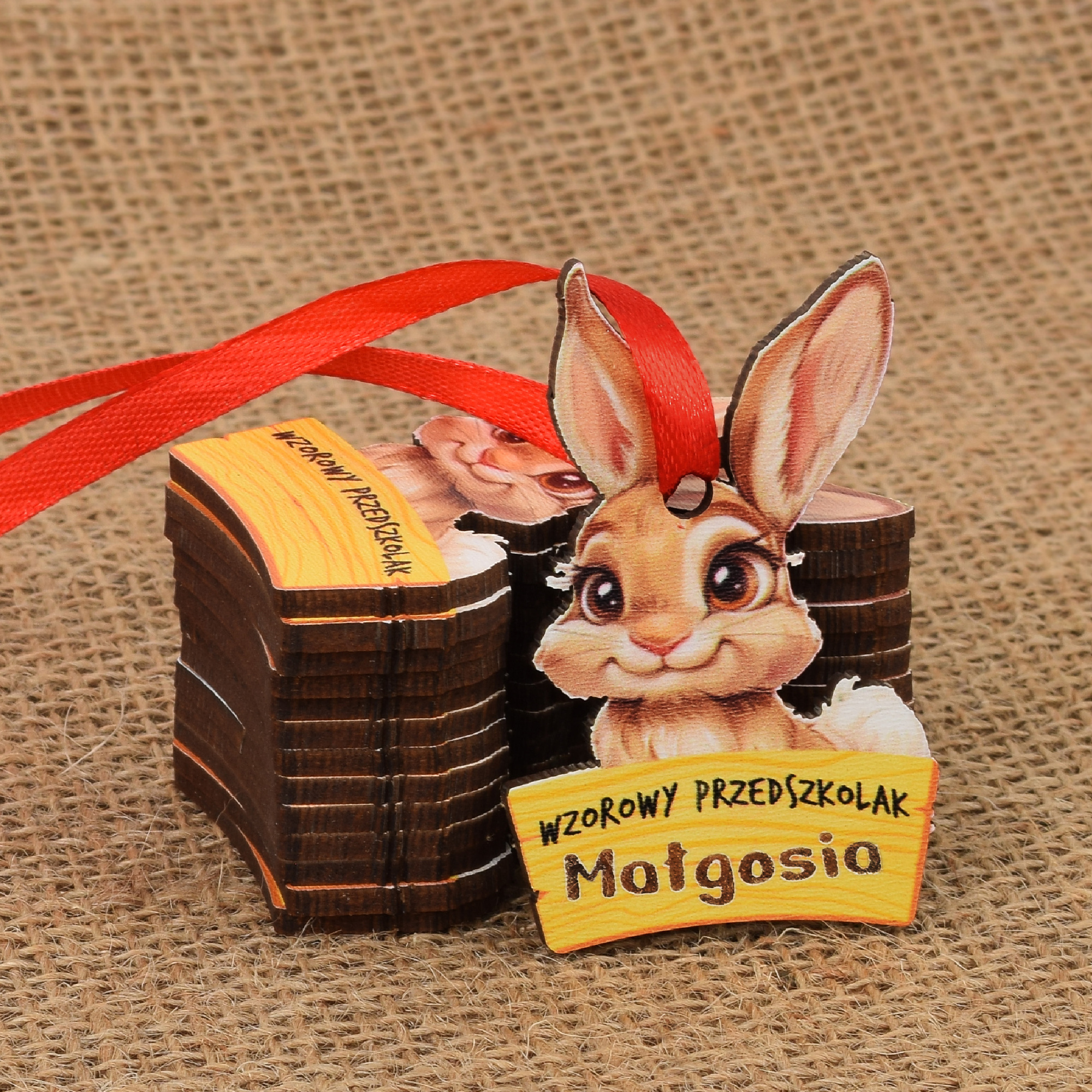 Medal w kształcie zająca, królika