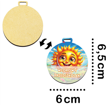 Medal Pasowanie/Dzień Przedszkolaka – Grupa Słoneczka