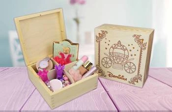 Prezent dla Dziewczynki - personalizowane pudełko na skarby