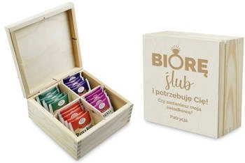 Personalizowana herbaciarka  - Prośba o świadkowanie