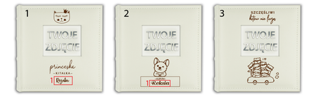 Personalizowany album z ekoskóry - Zwierzęta