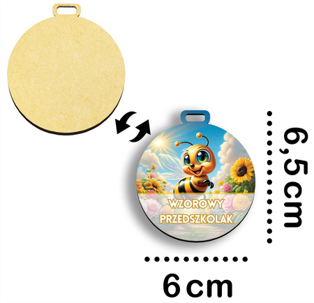 Medal Pasowanie/Dzień Przedszkolaka – Grupa Pszczółki
