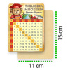 Drewniana tabliczka mnożenia - pasowanie