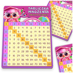 Drewniana tabliczka mnożenia - pasowanie na uczennice