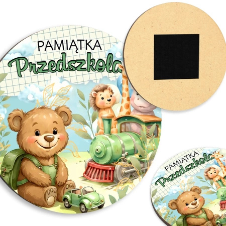 Drewniany magnes na pasowanie – wyjątkowa pamiątka
