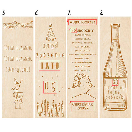 Skrzynka na wino - Prezent na urodziny