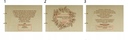 Naturalny album poziomy z personalizowaną okładką - Prezent na odejście z pracy 