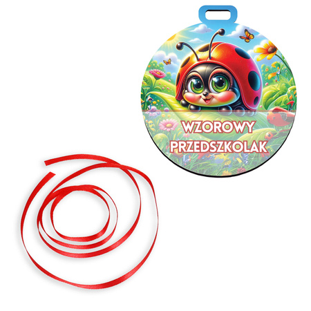 Prezent dla przedszkolaka, dzień przedszkolaka - medal grupa biedronki