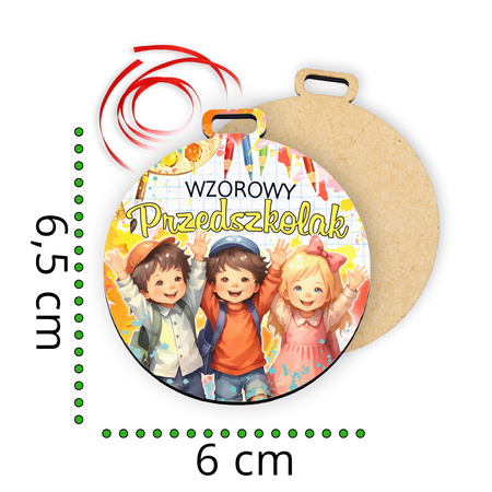 Drobny medal dla uczniów i dzieci na pasowanie