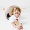 Medal na pasowanie, ślubowanie - Drewniany, personalizacja, wiele wzorów