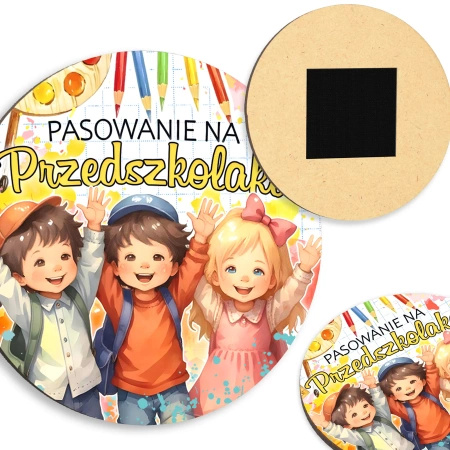 Drobne upominki dla dzieci - Magnesy z drewna