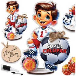 Prezent na Dzień chłopaka - statuetka na lizaka