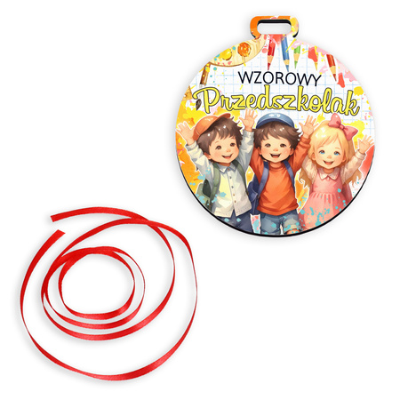 Drobny medal dla uczniów i dzieci na pasowanie
