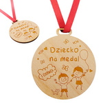Prezent na Dzień dziecka - medal