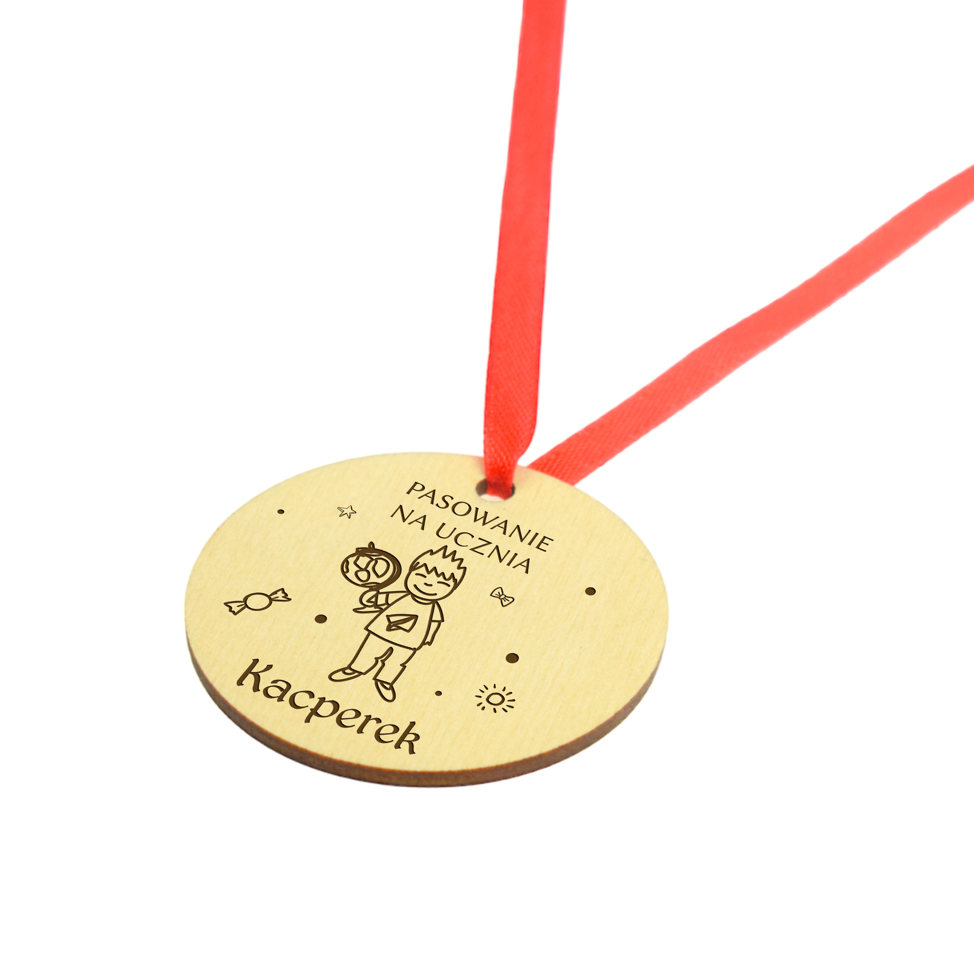 Medal grawerowany pasowanie