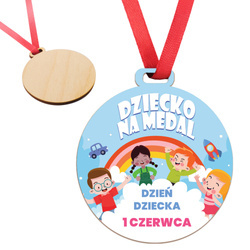 Prezent na Dzień Dziecka - medal