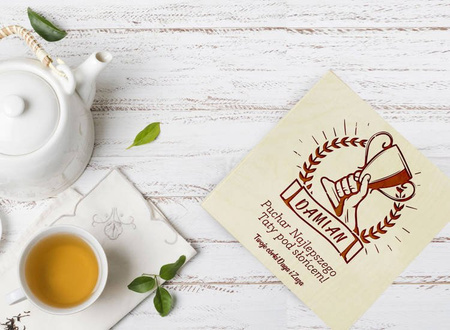 Personalizowana herbaciarka  - Prezent dla Taty 